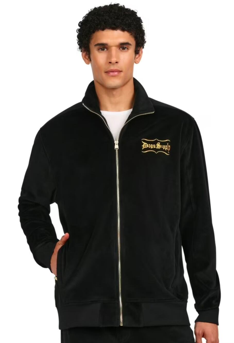 Dogg Supply Velour Black Jacket 2XL